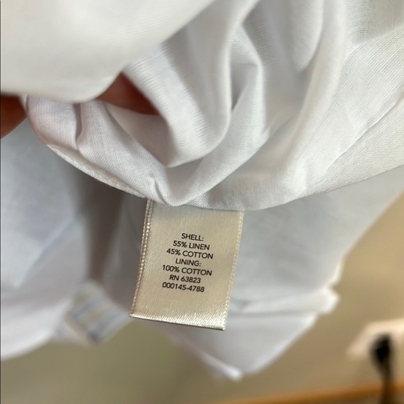 NWT Cj Banks Striped Sleeveless Linen Dress 14 W X - Picture 6 of 7